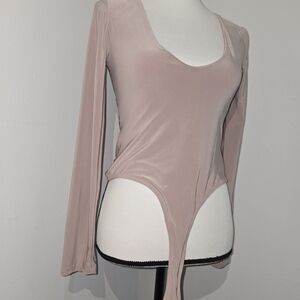 Women's Long Sleeve Pink Body Top